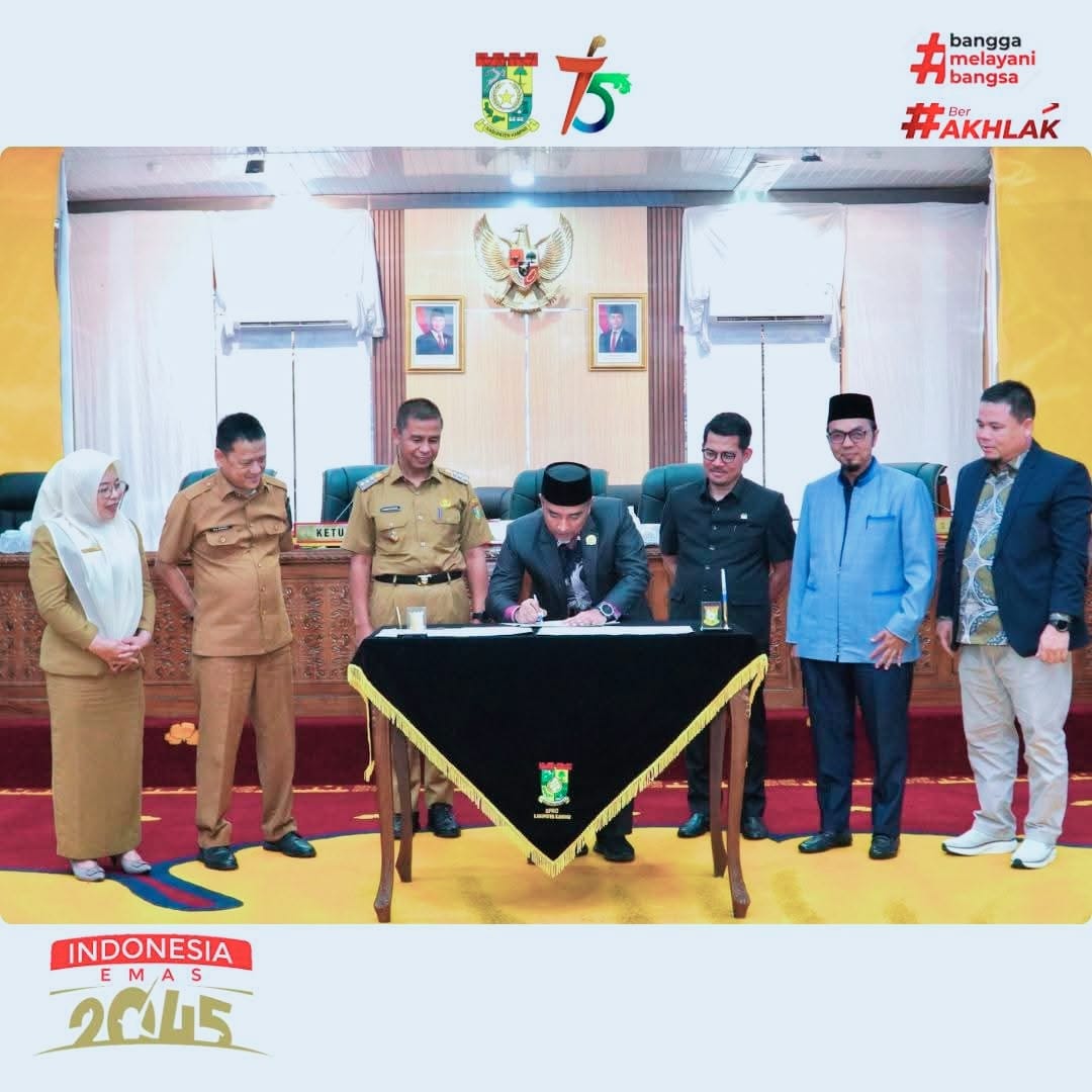 Bupati Kampar Hadiri Penandatanganan Nota Kesepakatan KUA-PPAS Perubahan APBD 2025 dan Penyampaian Ranperda Prioritas