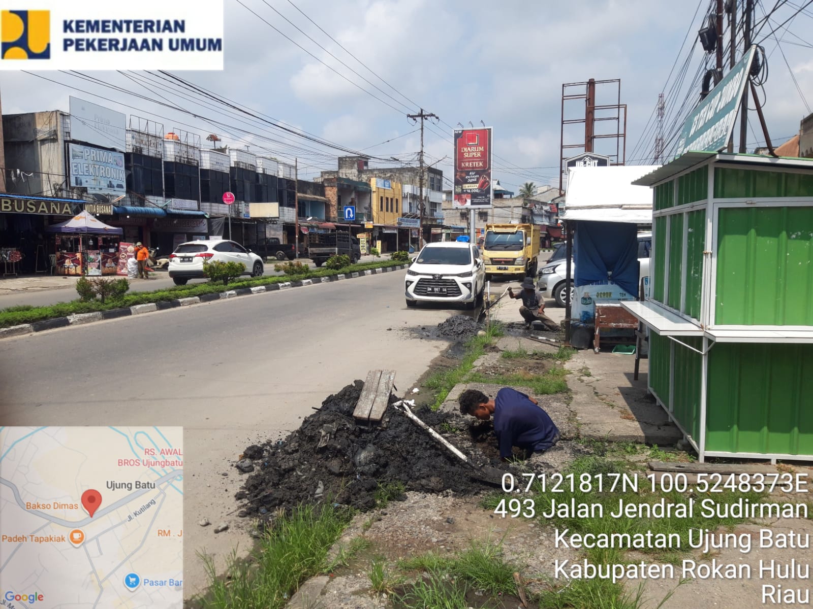 Tak Lagi Tambal Sulam, PUPR Rohul Bongkar Akar Masalah Banjir di Jalan Sudirman